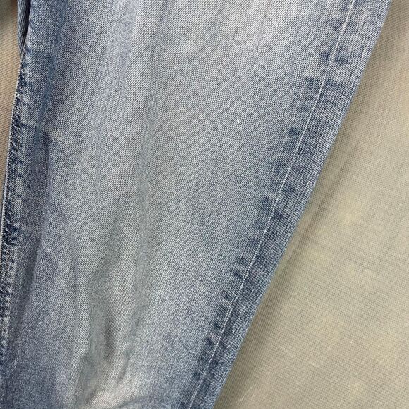 American Eagle Stretch Jeans Women Size 8 Light Blue 5-Pocket Design Zip Fly - Picture 2 of 11